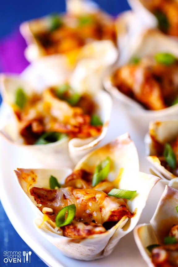 Chicken Enchilada Cups | gimmesomeoven.com