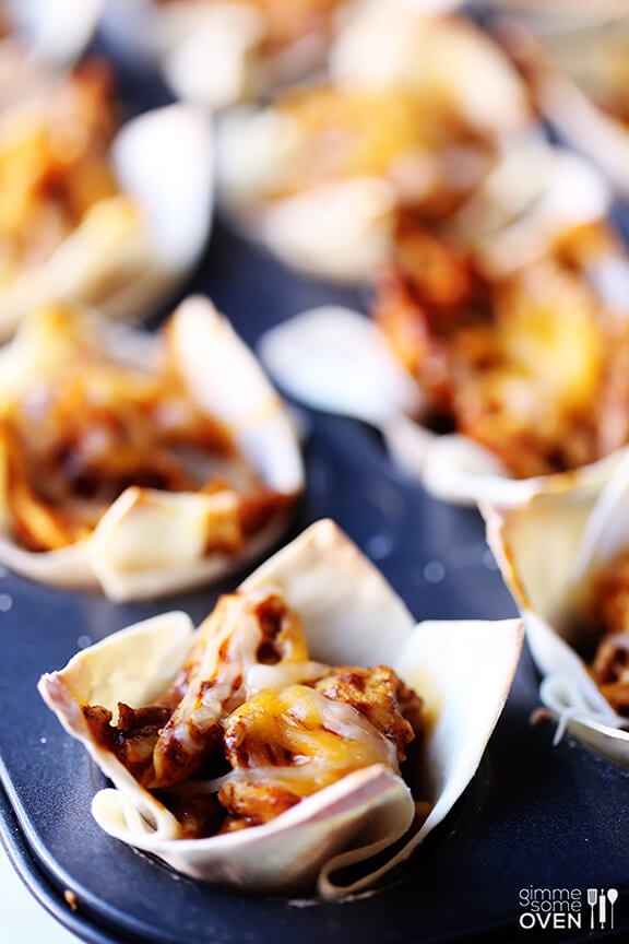 Chicken Enchilada Cups | gimmesomeoven.com