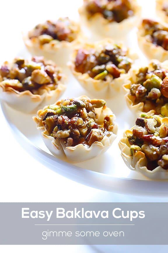 Baklava Cups | gimmesomeoven.com