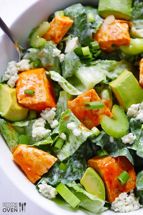 Buffalo Chicken Salad Recipe | gimmesomeoven.com