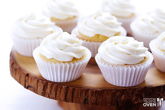 Honey Lemon Cupcakes (with Honey Cream Cheese Frosting) | gimmesomeoven.com