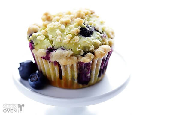 Avocado Blueberry Muffins | gimmesomeoven.com