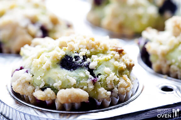 Avocado Blueberry Muffins Recipe | gimmesomeoven.com