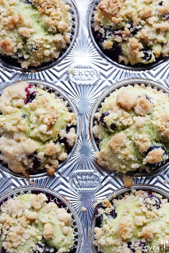 Avocado Blueberry Muffins Recipe | gimmesomeoven.com