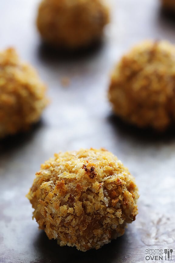 Oven-Fried Spanish Croquettes gimme some oven