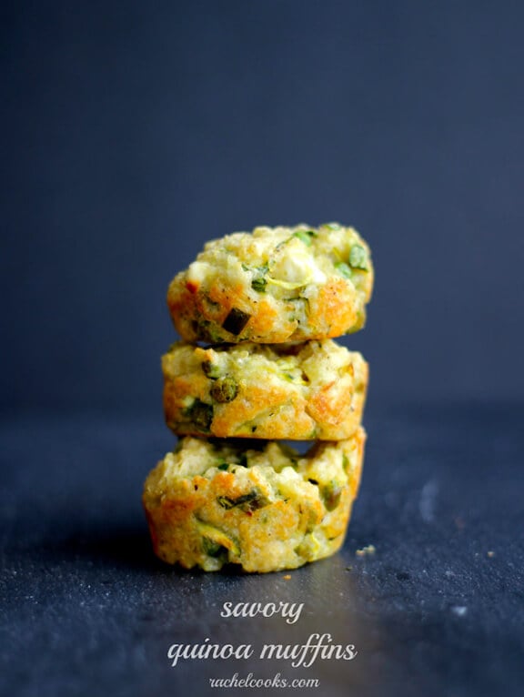 Savory Quinoa Muffins | rachelcooks.com