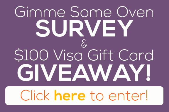 $100 Visa Giftcard Survey Giveaway | gimmesomeoven.com