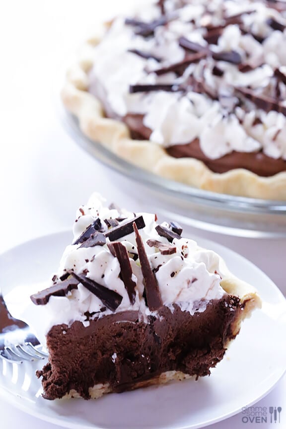 French Silk Pie (Chocolate Pie) Recipe | gimmesomeoven.com