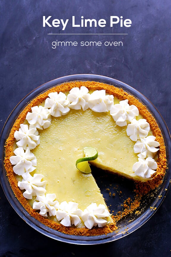 Best Key Lime Pie Recipe | gimmesomeoven.com