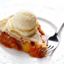 Peach Bourbon Pie