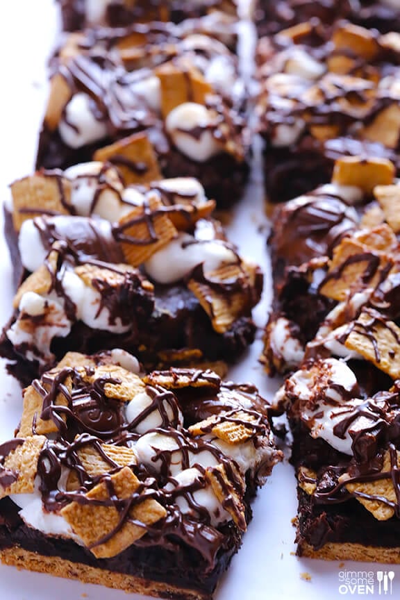 S'mores Bars Recipe | gimmesomeoven.com