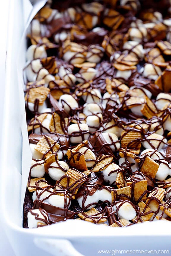 S'mores Bars Recipe | gimmesomeoven.com