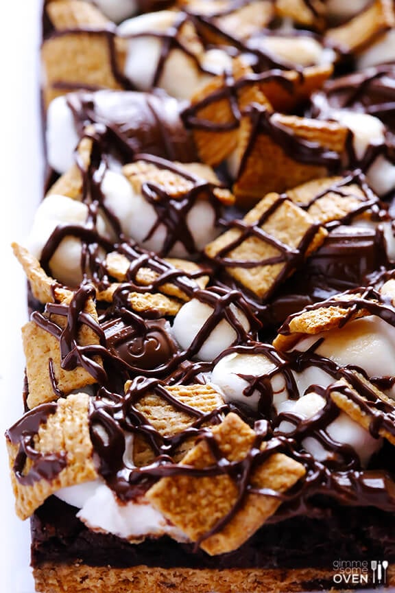 S'mores Bars Recipe | gimmesomeoven.com