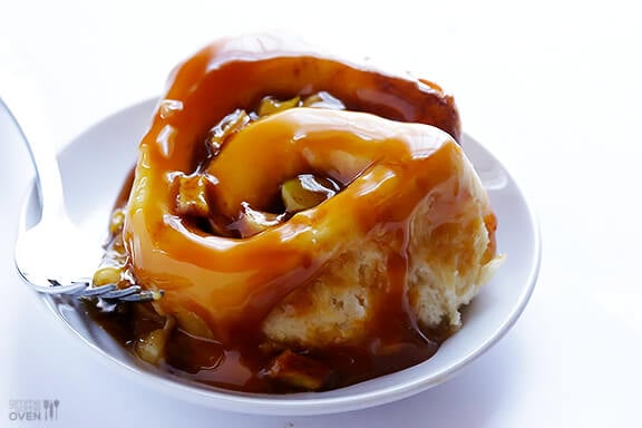 Caramel Apple Cinnamon Rolls copy