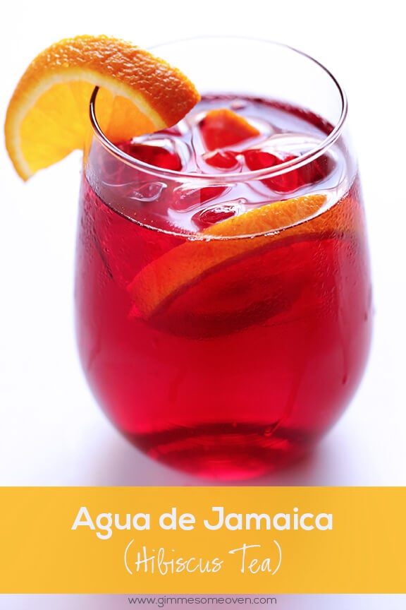 Agua de Jamaica (Hibiscus Tea) Recipe | gimmesomeoven.com