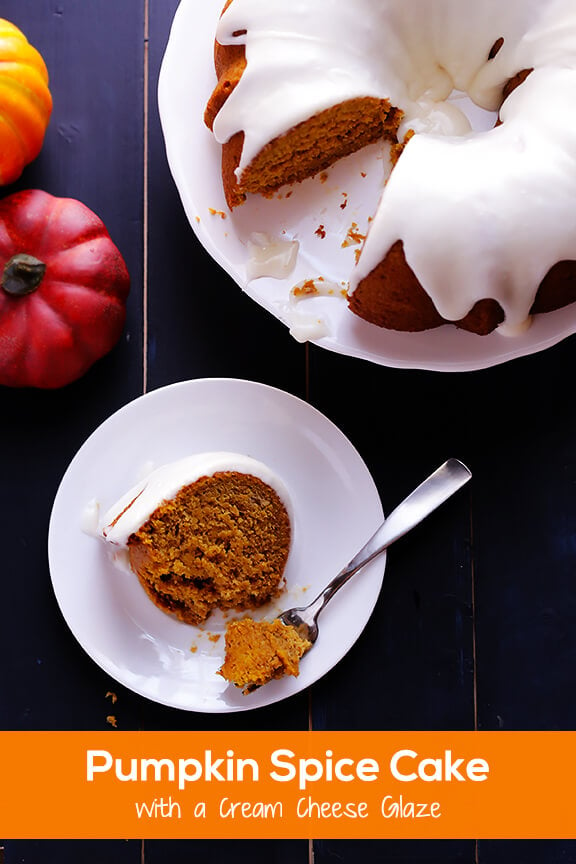 Pumpkin Spice Cake Recipe | gimmesomeoven.com