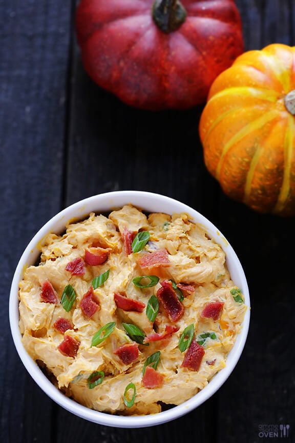 Savory Pumpkin Dip Recipe | gimmesomeoven.com