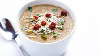 Creamy Chorizo And Brussels Sprouts Soup Gimme Some Oven