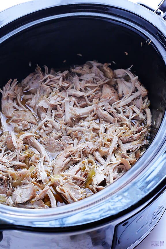 Slow Cooker Apple Cider Pulled Pork | gimmesomeoven.com