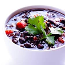 5-Ingredient Black Bean Soup