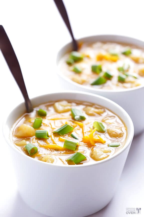 5 Ingredient Potato Soup Recipe | gimmesomeoven.com