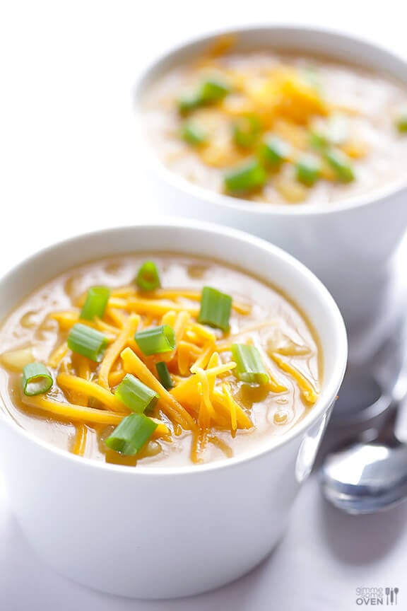 5 Ingredient Potato Soup Recipe | gimmesomeoven.com