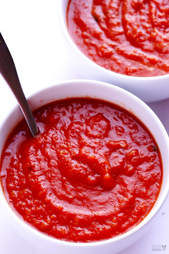 5-Ingredient Tomato Soup Recipe | gimmesomeoven.com