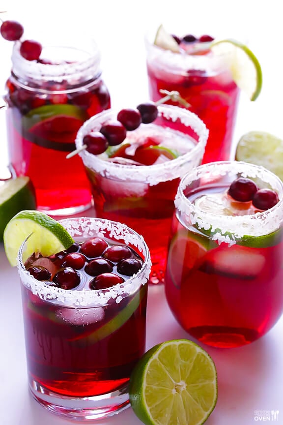 Cranberry Margaritas opskrift | gimmesomeoven.com