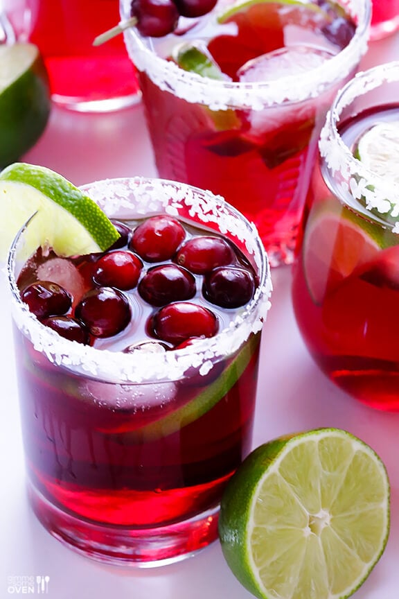 Cranberry Margaritas Recipe | gimmesomeoven.com