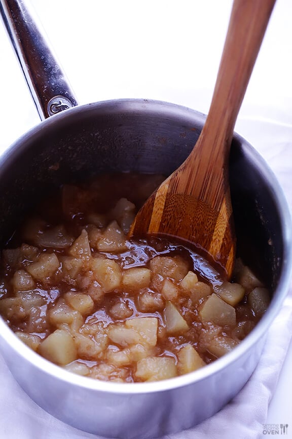 Easy Stovetop Pear Butter Recipe | gimmesomeoven.com