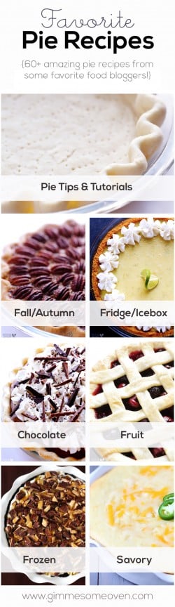 60+ Favorite Pie Recipes | gimmesomeoven.com