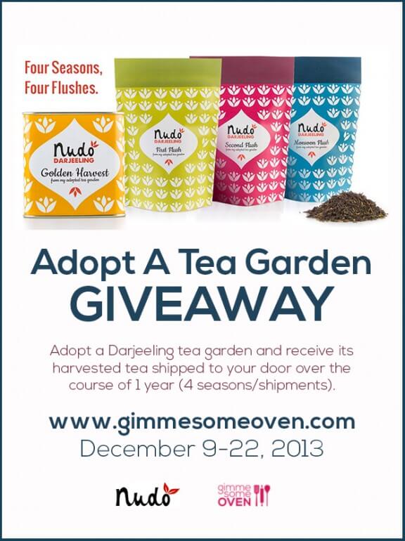 NUDO Adopt A Tea Garden GIVEAWAY | gimmesomeoven.com #giveaway #holiday