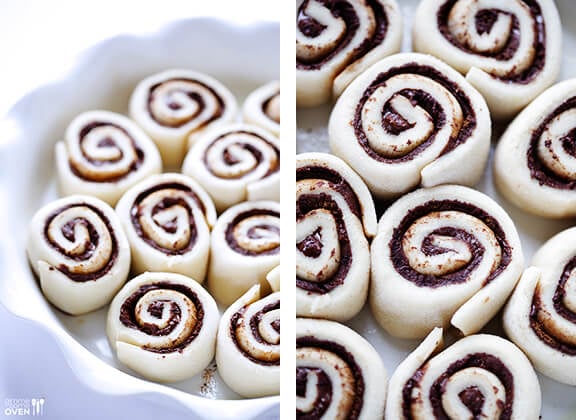 1-Hour Nutella Cinnamon Rolls Recipe | gimmesomeoven.com