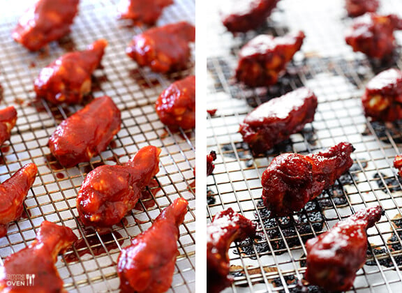 BBQ Baked Chicken Wings | gimmesomeoven.com