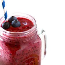 Brain Power Smoothie (Blueberry Avocado Smoothie)-image