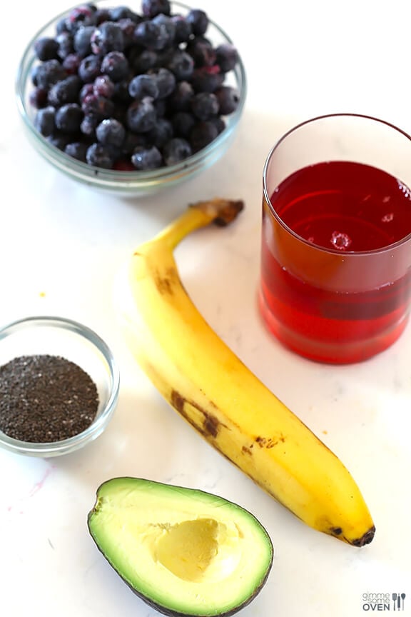 Blueberry Avocado Smoothie 2