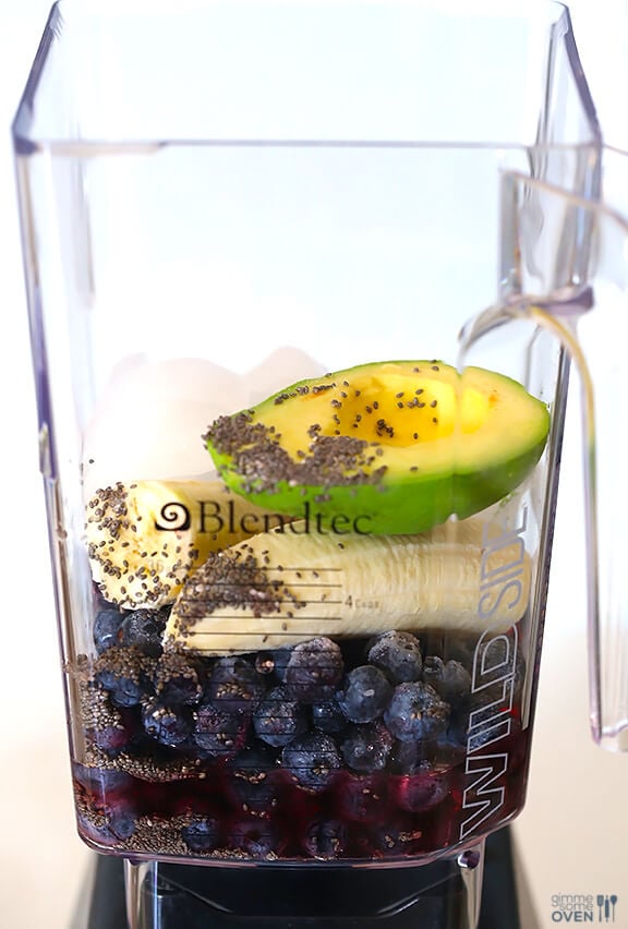 Blueberry Avocado Smoothie 3