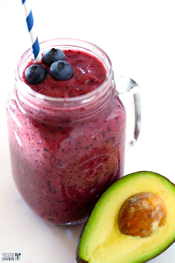 Blueberry Avocado Smoothie 5