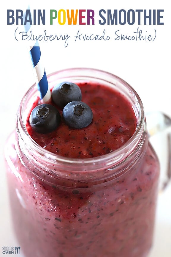 Blueberry Avocado Smoothie 7