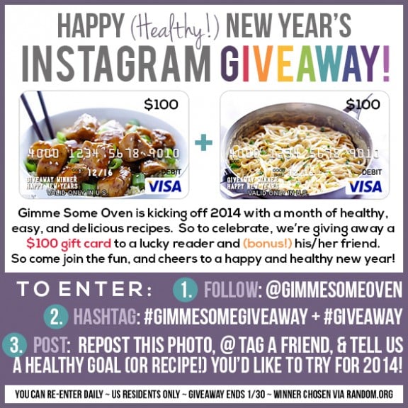 200 Visa Gift Card Instagram Giveaway Gimme Some Oven