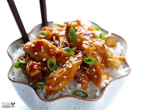 Slow Cooker Teriyaki Chicken + Crock-Pot #Giveaway | gimmesomeoven.com Slow Cooker Teriyaki Chicken + Crock-Pot #Giveaway | gimmesomeoven.com