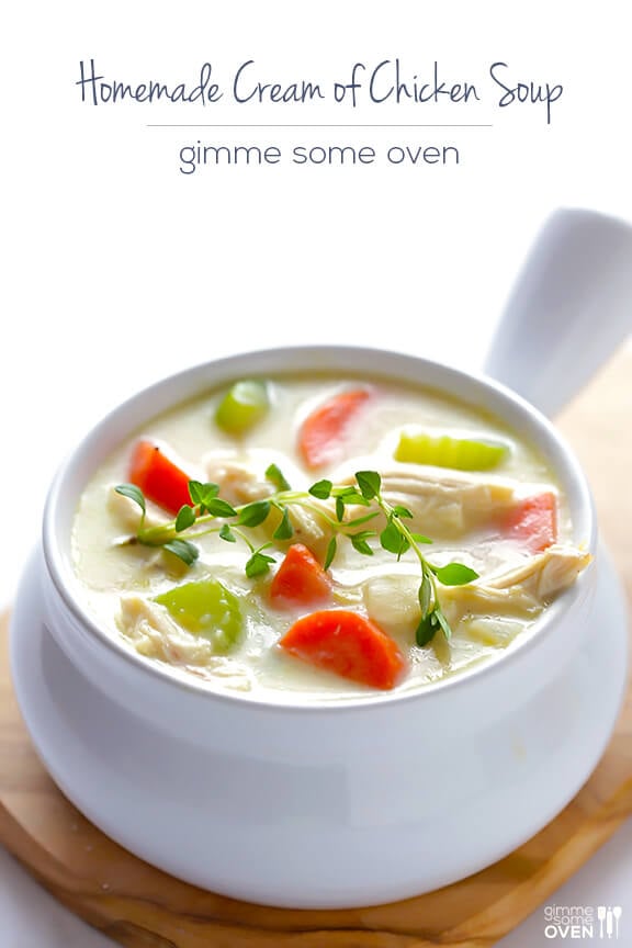 Homemade Cream of Chicken Soup | gimmesomeoven.com