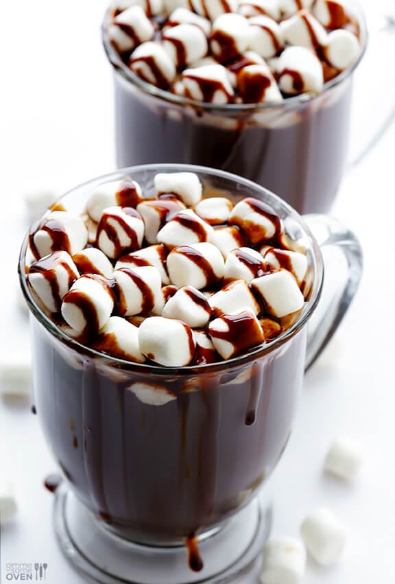 Homemade Hot Chocolate Recipe | gimmesomeoven.com