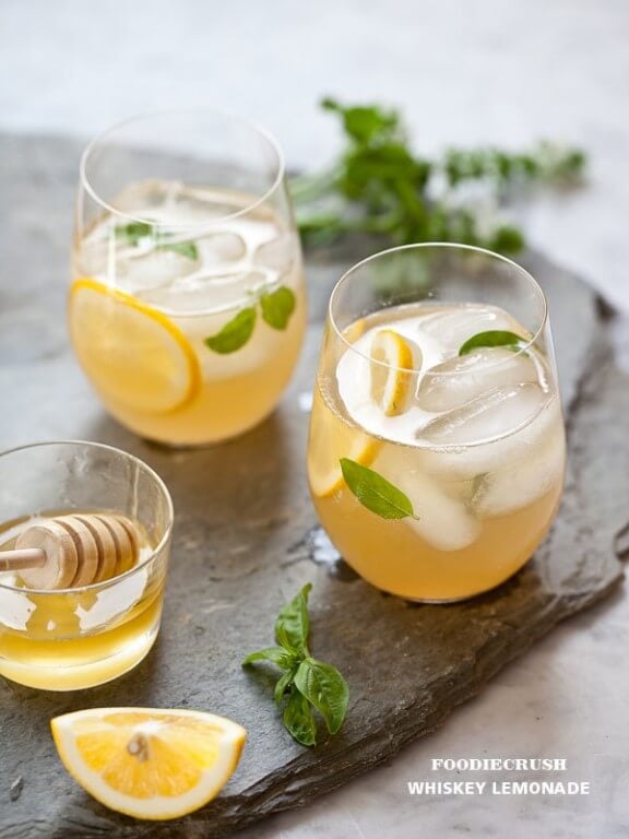 Whiskey Lemonade | Foodie Crush