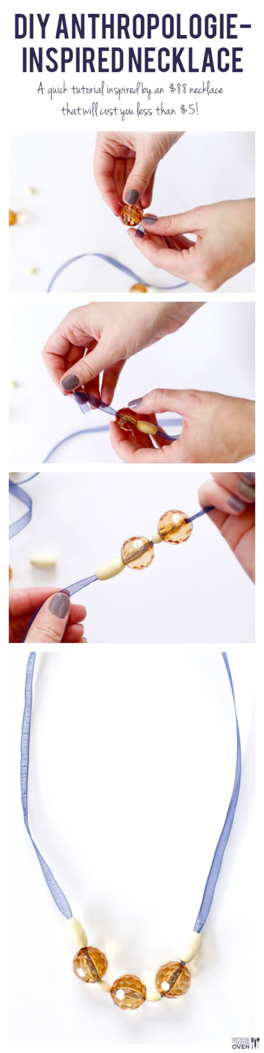 DIY Anthropologie Inspired Necklace Gimme Some Oven