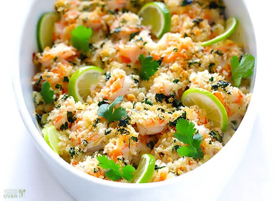 Cilantro Lime Baked Shrimp | gimmesomeoven.com