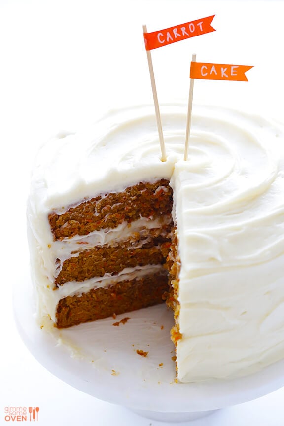 The BEST Carrot Cake Recipe | gimmesomeoven.com