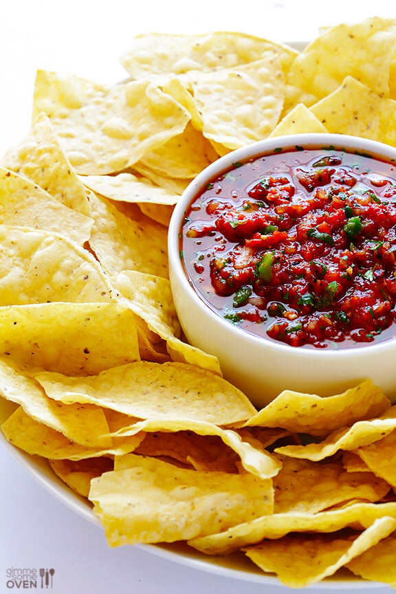 Restaurant-Style Salsa | gimmesomeoven.com