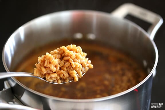 Cilantro Lime Farro | gimmesomeoven.com #vegan