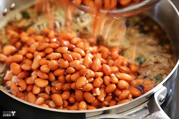 Drunken Beans (Frijoles Borrachos) | gimmesomeoven.com #mexican 